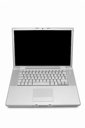 simsearch:400-05209527,k - Modern and stylish laptop on a white background Stock Photo - Budget Royalty-Free & Subscription, Code: 400-04568164