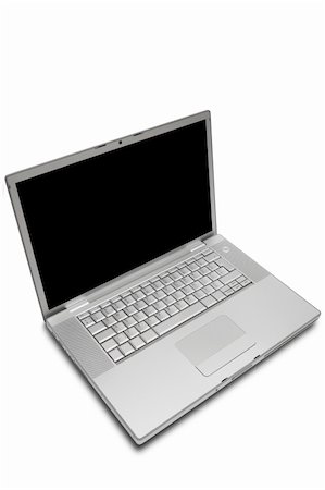 simsearch:400-05209527,k - Modern and stylish laptop on a white background Stock Photo - Budget Royalty-Free & Subscription, Code: 400-04568163