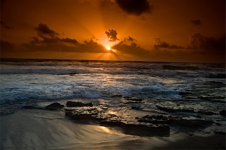 simsearch:400-05741371,k - beautiful sunset at the beach Stock Photo - Budget Royalty-Free & Subscription, Code: 400-04568555