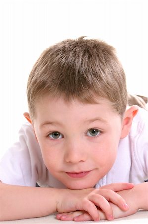 Close up of a young boy's face. Stock Photo - Budget Royalty-Free & Subscription, Code: 400-04569282