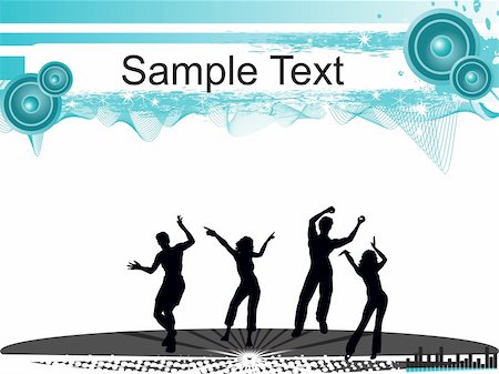 simsearch:400-04084371,k - dancing couples with place for the text and music background, wallpaper Stock Photo - Budget Royalty-Free & Subscription, Code: 400-04574100
