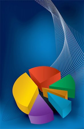 simsearch:400-04370567,k - Colorful charts - vector illustration Stock Photo - Budget Royalty-Free & Subscription, Code: 400-04575572