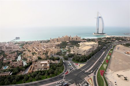 Burj Al Arab, Madinat Jumeirah, Al Qasr And Mina Salam Stock Photo - Budget Royalty-Free & Subscription, Code: 400-04570053