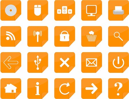 simsearch:400-04729472,k - computer icons Stock Photo - Budget Royalty-Free & Subscription, Code: 400-04581514