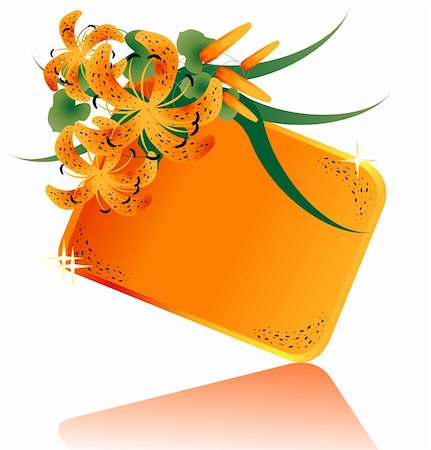 simsearch:400-06103943,k - Vector floral gift card. Easy to edit and modify. eps included. Foto de stock - Super Valor sin royalties y Suscripción, Código: 400-04581969