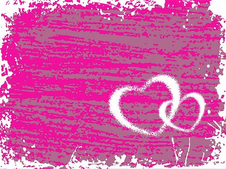simsearch:400-04593420,k - illustration abstract heart with grunge background Stock Photo - Budget Royalty-Free & Subscription, Code: 400-04594231