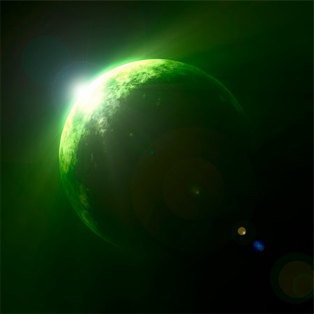 simsearch:400-04726836,k - An illustration of a nice green planet Photographie de stock - Aubaine LD & Abonnement, Code: 400-04594330