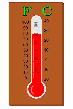 A Thermometer with celsius and fahenheit Stock Photo - Budget Royalty-Free & Subscription, Code: 400-04594353