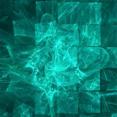 Abstract background. Green - blue palette. Raster fractal graphics. Stock Photo - Budget Royalty-Free & Subscription, Code: 400-04594517