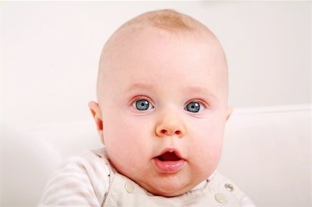 Portrait of adorable baby Stock Photo - Budget Royalty-Free & Subscription, Code: 400-04599129
