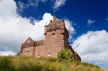Brodick Castle in Arran on a summer day Stock Photo - Budget Royalty-Free & Subscription, Code: 400-04591460