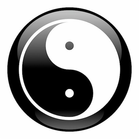simsearch:400-04744928,k - Yin-yang symbol of harmony, balance and opposite Stock Photo - Budget Royalty-Free & Subscription, Code: 400-04591818