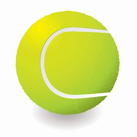 simsearch:400-04833689,k - Illustration of a light green tennis ball with shadow Stock Photo - Budget Royalty-Free & Subscription, Code: 400-04591994