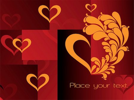 simsearch:400-04593420,k - abstract card with swirl or heart-shape Stock Photo - Budget Royalty-Free & Subscription, Code: 400-04593404