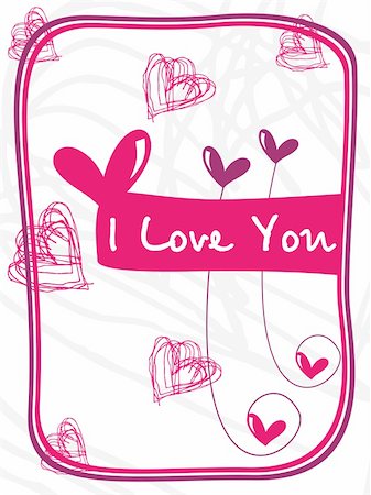 simsearch:400-04593420,k - beautiful design cards with love illustration Stock Photo - Budget Royalty-Free & Subscription, Code: 400-04593605