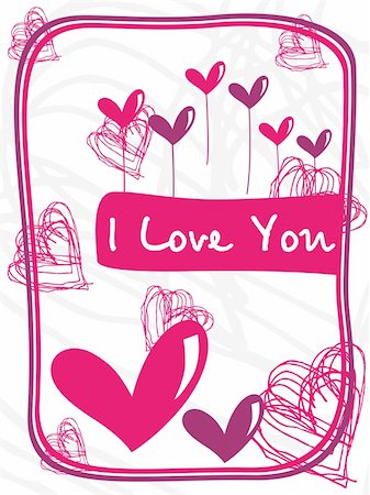 simsearch:400-04593420,k - funny design romantic vector  love card Stock Photo - Budget Royalty-Free & Subscription, Code: 400-04593601