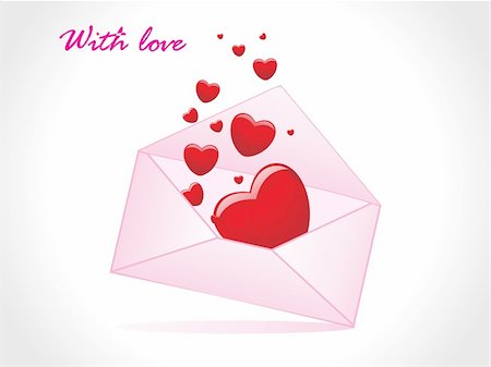 simsearch:400-04593420,k - valentine envlop with love Stock Photo - Budget Royalty-Free & Subscription, Code: 400-04593614