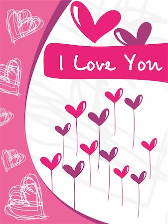 simsearch:400-04593420,k - vector love card with funky design Stock Photo - Budget Royalty-Free & Subscription, Code: 400-04593622