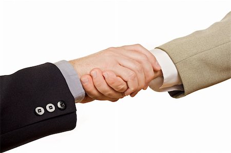 simsearch:400-04333648,k - Business people shaking hands - isolated Stock Photo - Budget Royalty-Free & Subscription, Code: 400-04605836