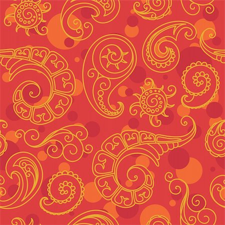 simsearch:400-05363614,k - Seamless background from a floral ornament, Fashionable modern wallpaper or textile Stock Photo - Budget Royalty-Free & Subscription, Code: 400-04608110
