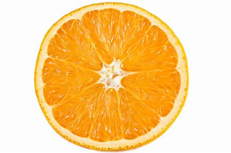 simsearch:400-06513460,k - Slice of orange isolated on white Stock Photo - Budget Royalty-Free & Subscription, Code: 400-04609102