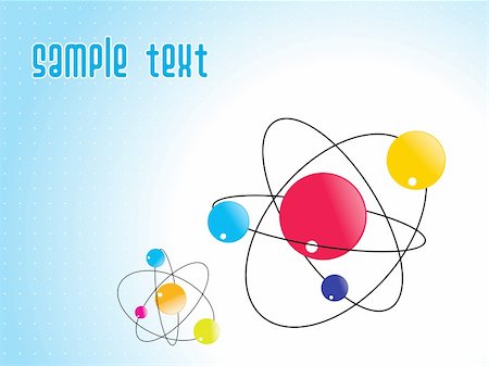 simsearch:400-06100945,k - electrons spinning around the nucleus  in an atom Stock Photo - Budget Royalty-Free & Subscription, Code: 400-04609908