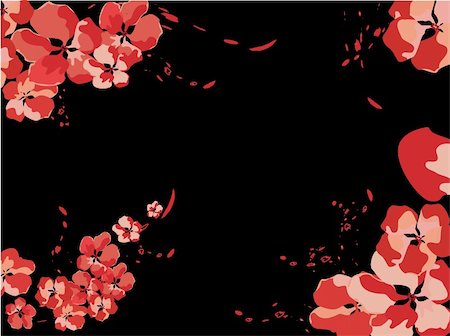 Vector floral background. Easy to edit and modify. EPS file included. Stock Photo - Budget Royalty-Free & Subscription, Code: 400-04603755