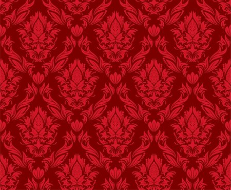 simsearch:400-04090489,k - Damask seamless vector background.  For easy making seamless pattern just drag all group into swatches bar, and use it for filling any contours. Stock Photo - Budget Royalty-Free & Subscription, Code: 400-04615936