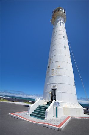 simsearch:400-04272525,k - The Slangkop Lighthouse at Kommetjie, Western Cape. The tallest lighthouse in South Africa Stock Photo - Budget Royalty-Free & Subscription, Code: 400-04616569
