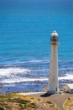simsearch:400-04272525,k - The Slangkop Lighthouse at Kommetjie, Western Cape. The tallest lighthouse in South Africa Stock Photo - Budget Royalty-Free & Subscription, Code: 400-04616570
