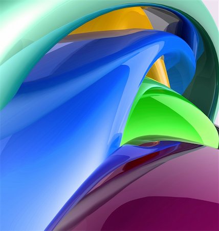 simsearch:400-04619993,k - Abstract wallpaper background illustration of smooth glossy colors Stock Photo - Budget Royalty-Free & Subscription, Code: 400-04616639