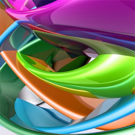 simsearch:400-04619993,k - Abstract wallpaper background illustration of smooth glossy colors Stock Photo - Budget Royalty-Free & Subscription, Code: 400-04616640