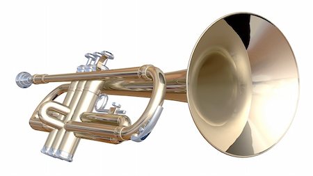 simsearch:400-04863651,k - trumpet Stock Photo - Budget Royalty-Free & Subscription, Code: 400-04617346