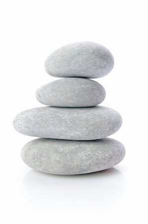 simsearch:400-04016023,k - Stacked stones isolated on white Stock Photo - Budget Royalty-Free & Subscription, Code: 400-04618098