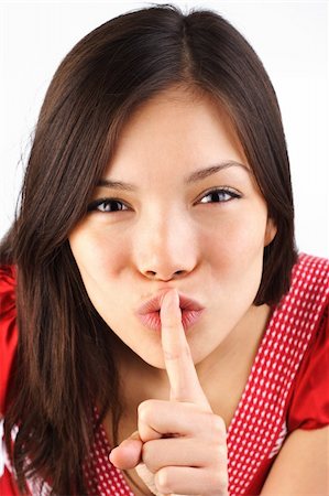 simsearch:400-04175955,k - Hush! shh, don´t tell - it´s a secret! Stock Photo - Budget Royalty-Free & Subscription, Code: 400-04619493