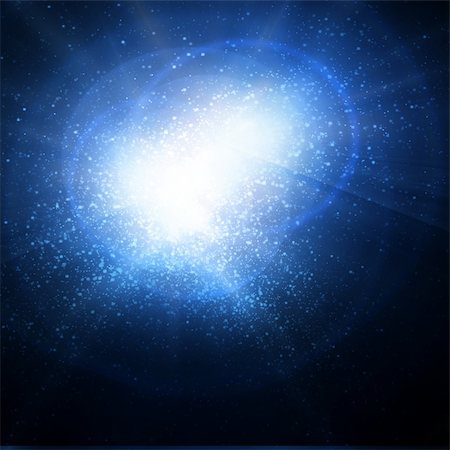 milky way on a dark blue background Stock Photo - Budget Royalty-Free & Subscription, Code: 400-04619664