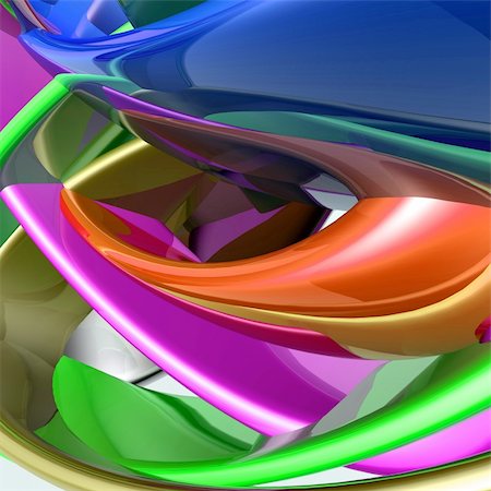 simsearch:400-04619993,k - Abstract wallpaper background illustration of smooth glossy colors Stock Photo - Budget Royalty-Free & Subscription, Code: 400-04619993