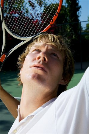 Close Up Tennis Serve Stock Photo - Budget Royalty-Free & Subscription, Code: 400-04610063