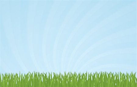 simsearch:700-02265197,k - Green Grass And Blue Sky Vector Background Stock Photo - Budget Royalty-Free & Subscription, Code: 400-04611456