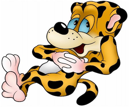 simsearch:400-04396497,k - Leopard 08 - colored cartoon illustration as vector Stock Photo - Budget Royalty-Free & Subscription, Code: 400-04612857