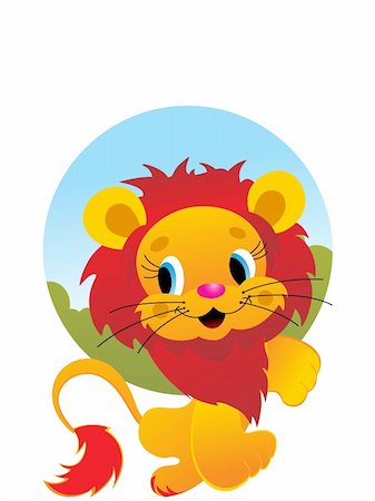 simsearch:400-04434649,k - animal background with lion, vector image Stock Photo - Budget Royalty-Free & Subscription, Code: 400-04613061