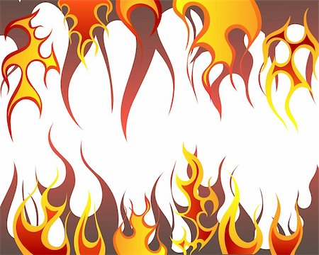simsearch:400-04159167,k - Inferno fire vector background for design use Stock Photo - Budget Royalty-Free & Subscription, Code: 400-04624584