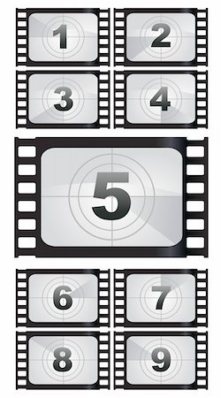 Film strip backgrounds Stock Photo - Budget Royalty-Free & Subscription, Code: 400-04625889