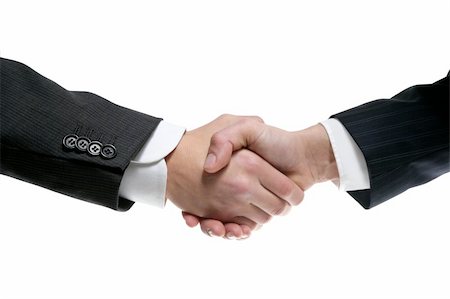 simsearch:400-04609965,k - Businessman teamwork partners shaking hands with suit Stock Photo - Budget Royalty-Free & Subscription, Code: 400-04626068