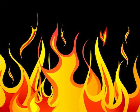 simsearch:400-04159167,k - Inferno fire vector background for design use Stock Photo - Budget Royalty-Free & Subscription, Code: 400-04627169