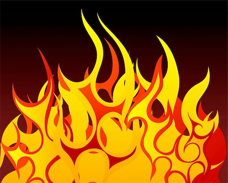 simsearch:400-04159167,k - Inferno fire vector background for design use Stock Photo - Budget Royalty-Free & Subscription, Code: 400-04627171
