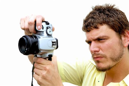 A young photographer with a camera Stock Photo - Budget Royalty-Free & Subscription, Code: 400-04629709