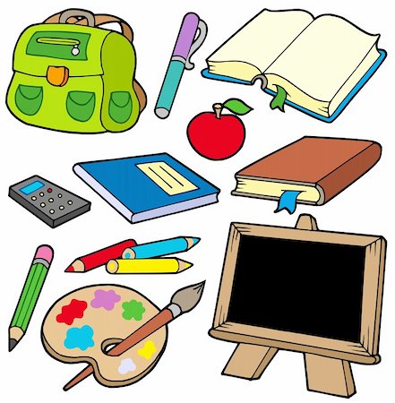 simsearch:400-04311432,k - Back to school collection 1 - vector illustration. Stock Photo - Budget Royalty-Free & Subscription, Code: 400-04620845