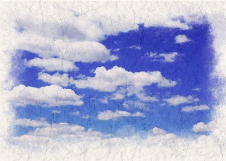 simsearch:400-04199406,k - Background - grunge texture paper with image of sky Stock Photo - Budget Royalty-Free & Subscription, Code: 400-04623244