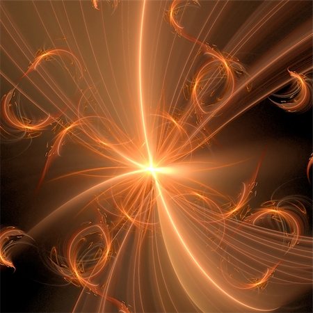 simsearch:400-05171637,k - Abstract elegance background. Orange - black palette. Raster fractal graphics. Stock Photo - Budget Royalty-Free & Subscription, Code: 400-04634676